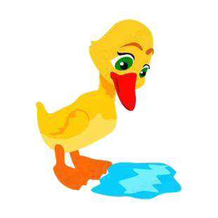 Duckling listed in farm decals.