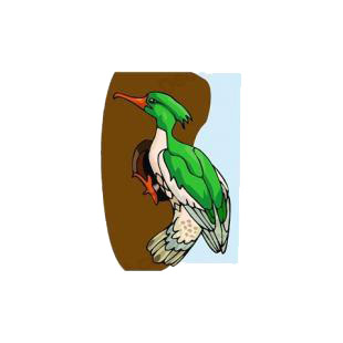 Woodpecker listed in birds decals.