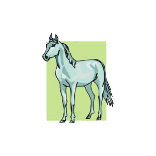 Horse listed in horse decals.