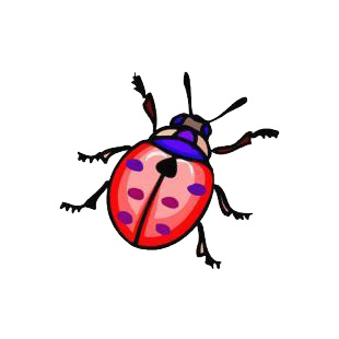 Ladybug  listed in insects decals.