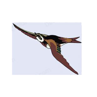 Progne flying listed in birds decals.
