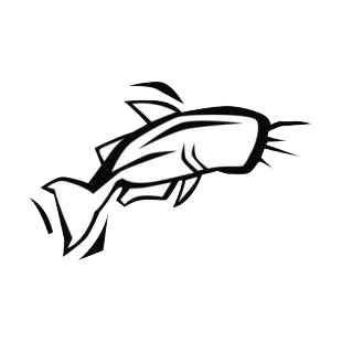 Catfish listed in fish decals.