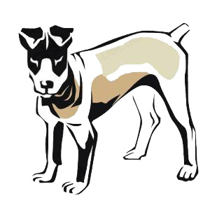 Brazilian terrier listed in dogs decals.