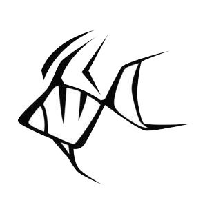 Fish listed in fish decals.