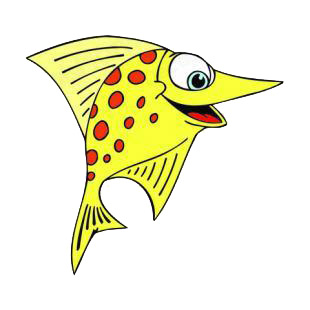 Happy marlin listed in fish decals.