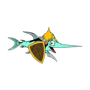 Knight marlin listed in fish decals.