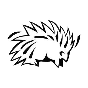 Porcupine listed in rodents decals.