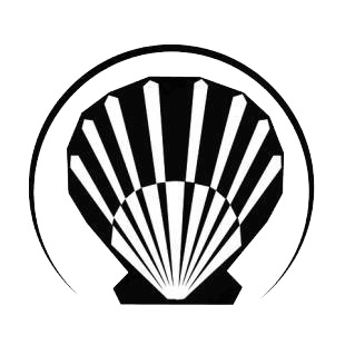 Shell logo listed in fish decals.
