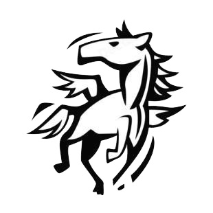 Pegasus listed in horse decals.