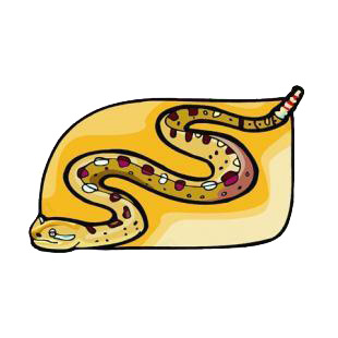 Rattlesnake listed in snakes decals.
