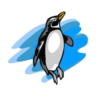 Penguin listed in fish decals.