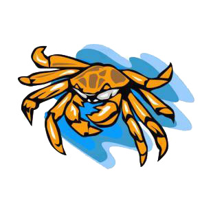 Crab listed in fish decals.