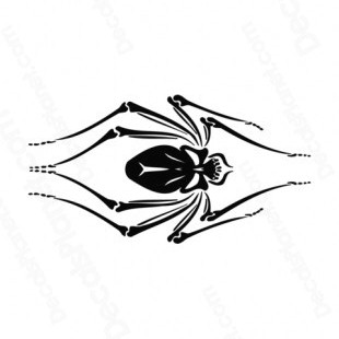 Spider with skull face listed in spiders decals.