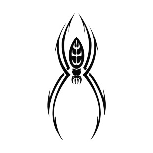 Black widow tattoo listed in spiders decals.