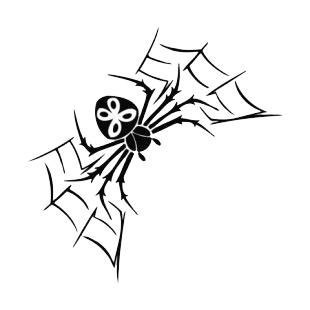 Spider tattoo listed in spiders decals.