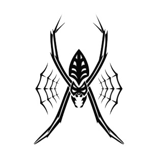 Black widow tattoo listed in spiders decals.