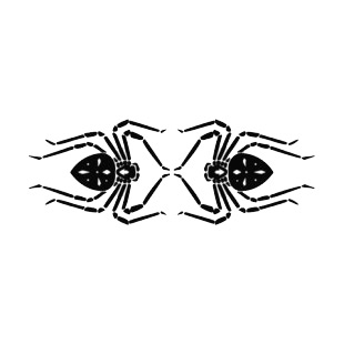 Spiders tattoo listed in spiders decals.