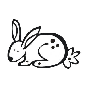 Bunny listed in more animals decals.