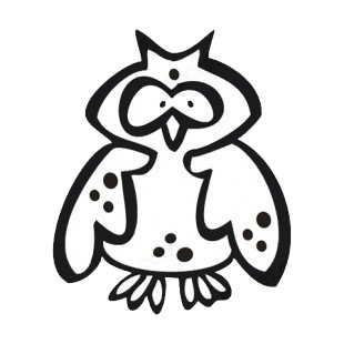 Owl listed in more animals decals.