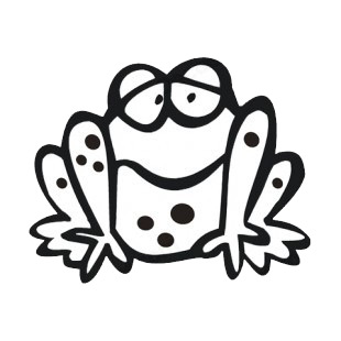 Frog listed in more animals decals.