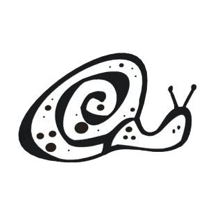 Snail listed in more animals decals.
