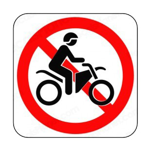 No quad biking allowed sign listed in other signs decals.
