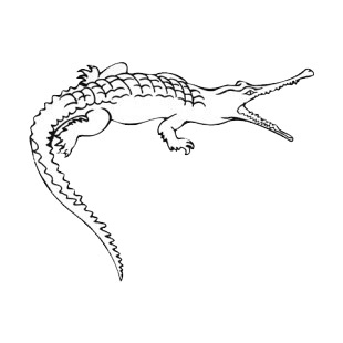 Alligator with mouth wide open listed in more animals decals.
