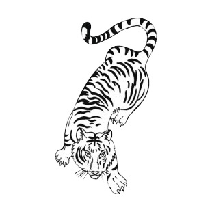 Tiger listed in more animals decals.