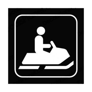 Snowmobiling sign listed in other signs decals.