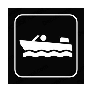 Boating sign listed in other signs decals.