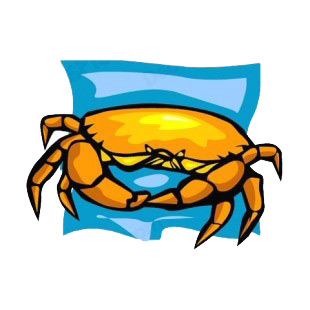 Crab listed in fish decals.