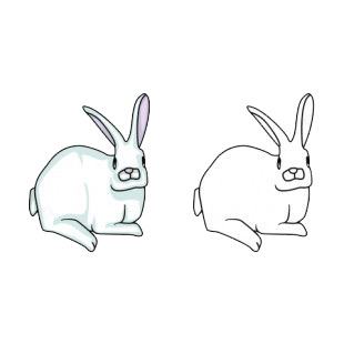 Two rabbits listed in rabbits decals.