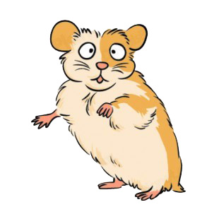 Surprised brown mouse listed in more animals decals.