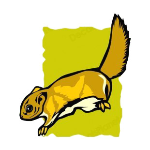 Brown squirrel  listed in rodents decals.
