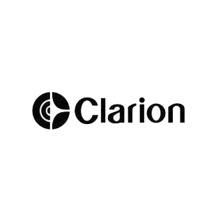 Clarion listed in car audio decals.