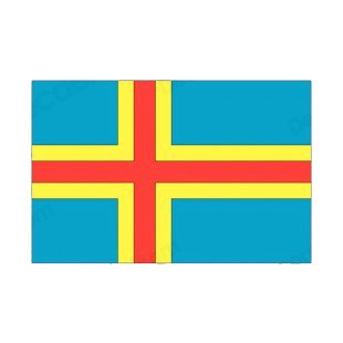 Aland Islands flag listed in flags decals.