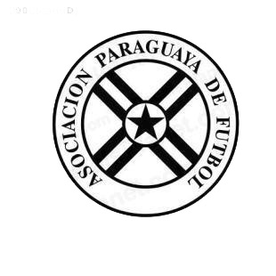 Asocacion paraguaya de futbol soccer team listed in soccer teams decals.