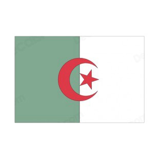 Algeria flag listed in flags decals.