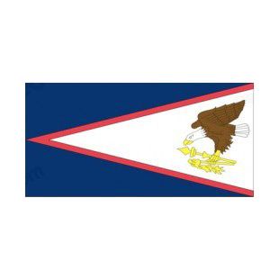 American Samoa flag listed in flags decals.