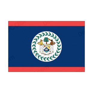 Belize flag listed in flags decals.