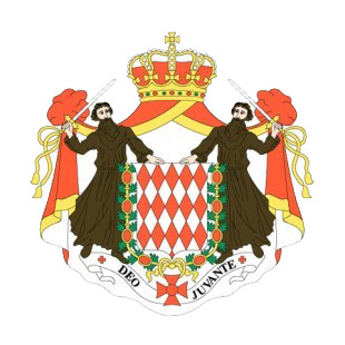 Blason de Monaco listed in flags decals.