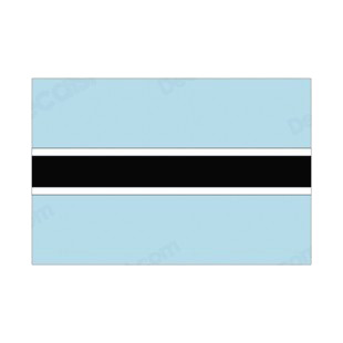 Botswana flag listed in flags decals.