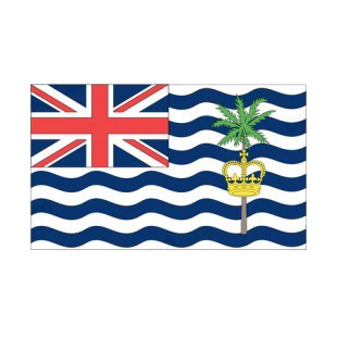 British Indian Ocean Territories flag listed in flags decals.