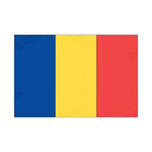 Chad flag listed in flags decals.