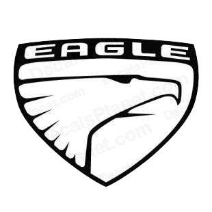 Eagle logo listed in famous logos decals.