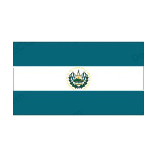 El Salvador flag listed in flags decals.