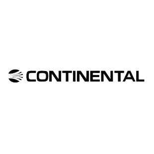 Continental logo listed in famous logos decals.