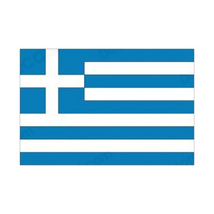 Greece flag listed in flags decals.