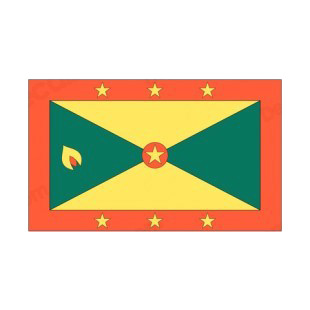 Grenada flag listed in flags decals.