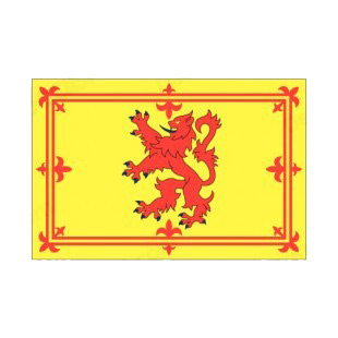 Scotland flag listed in flags decals.